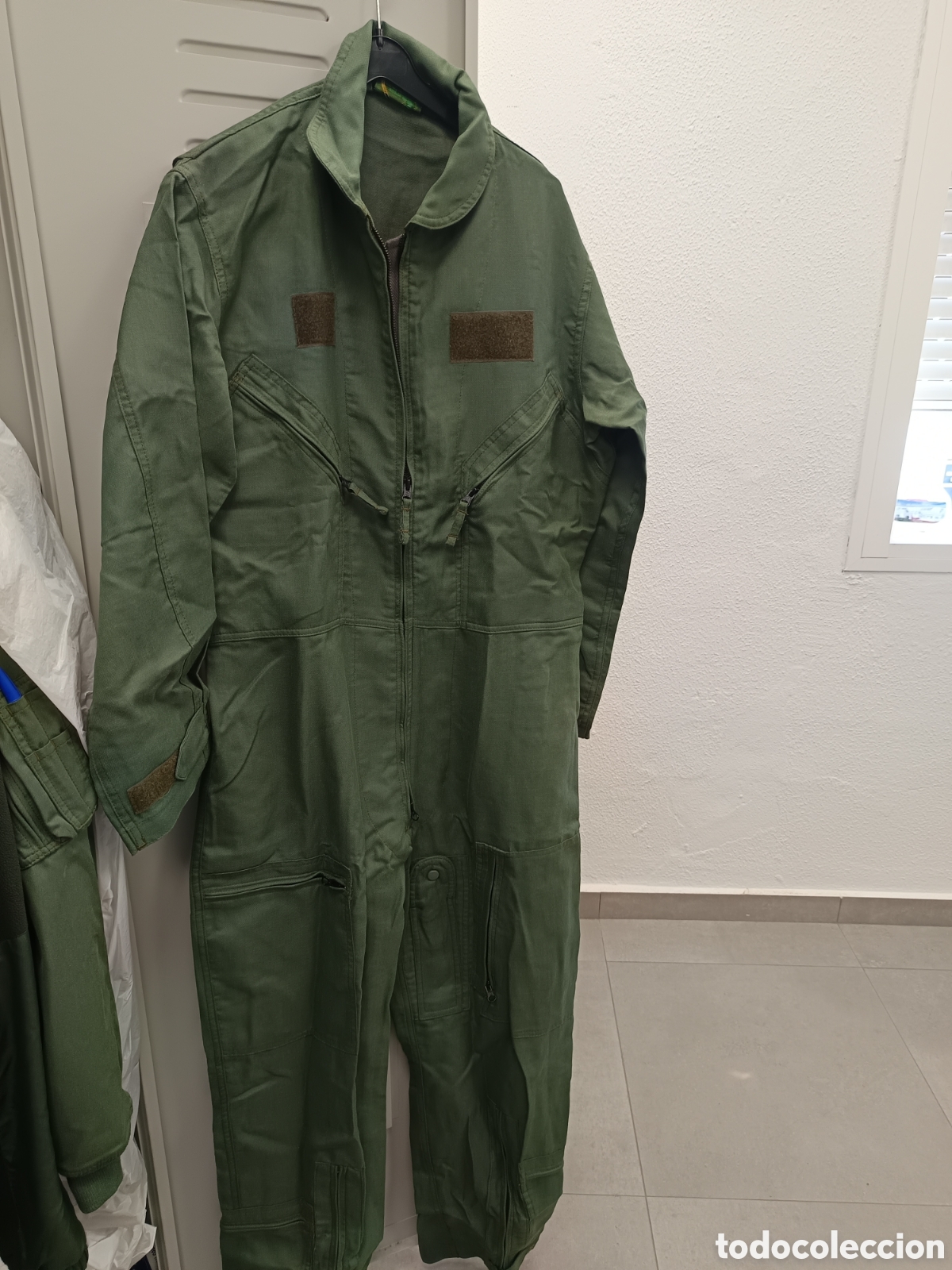 Coleccionismo: Mono de vuelo Militar Verde - Foto 1