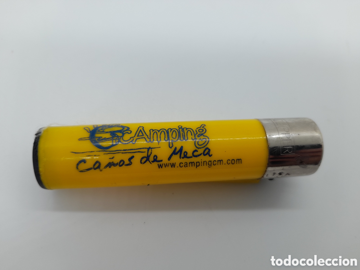 Coleccionismo: MECHERO CLIPPER. CAMPING CA&Ntilde;OS DE MECA. - Foto 2