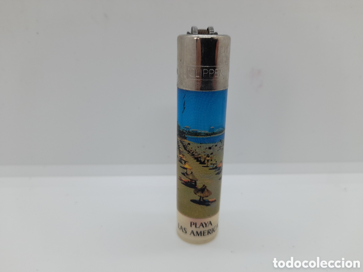Coleccionismo: MECHERO CLIPPER. PLAYA DE LAS AMERICAS. - Foto 1