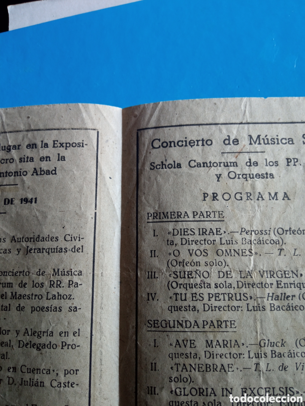 Coleccionismo: Programa de la Exposici&oacute;n Arte Sacro, Cuenca 1941 - Foto 4