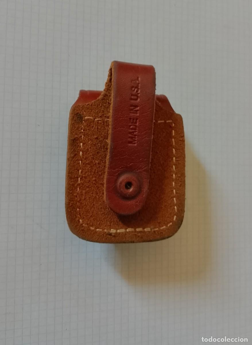 Coleccionismo: Funda de piel marca Zippo - Foto 2