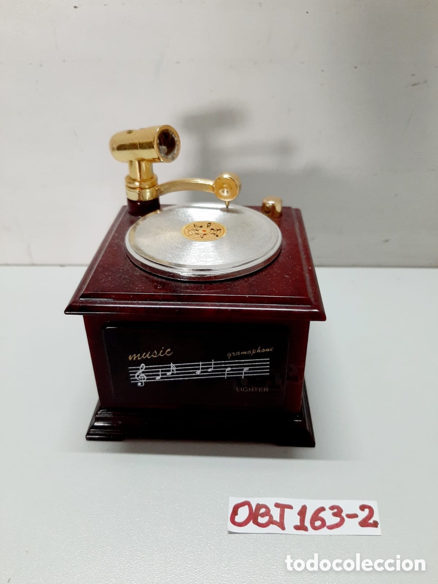 Coleccionismo: Gramola mechero vintage - Foto 1