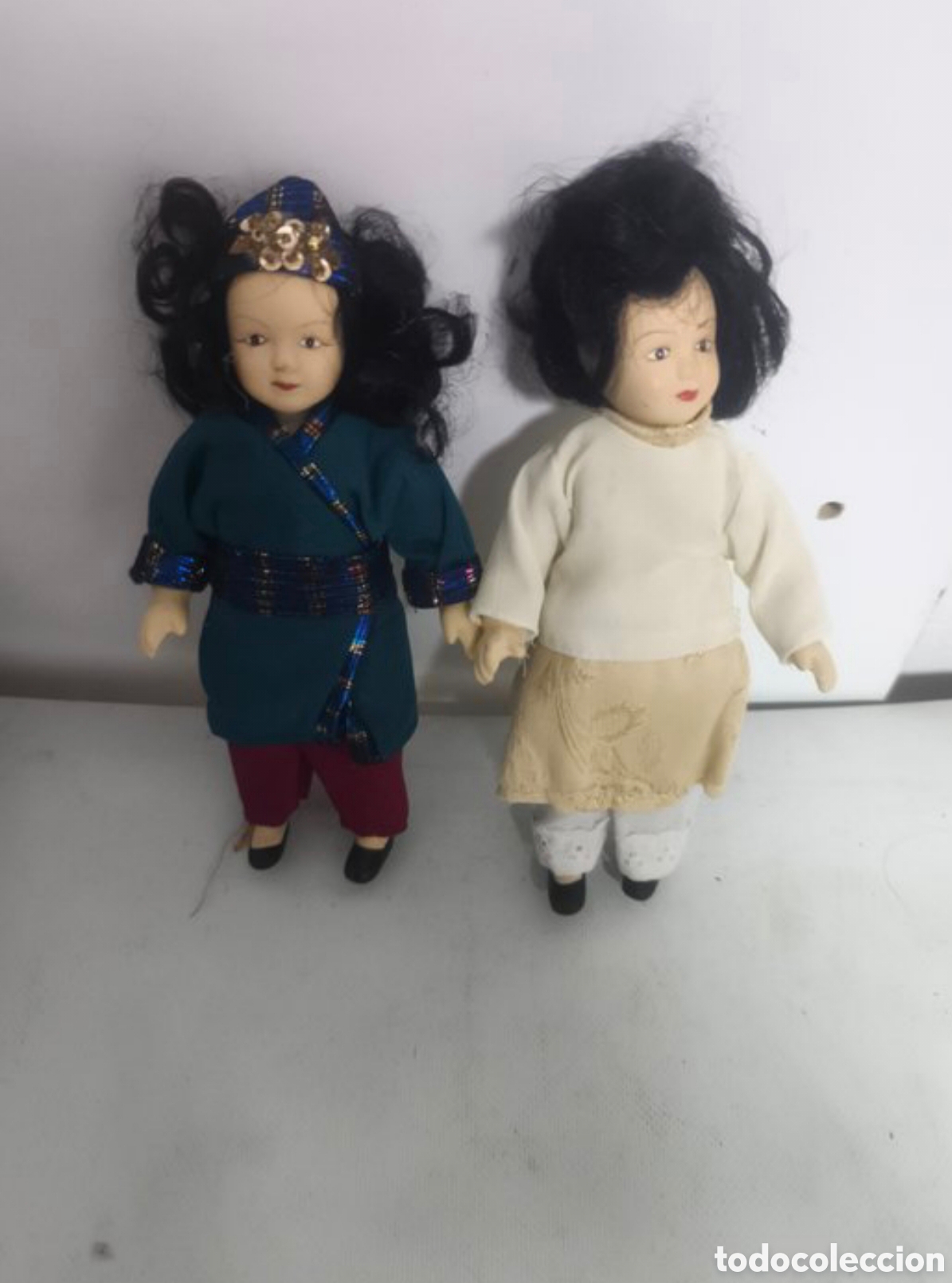 Coleccionismo: Colecci&oacute;n de 16 mu&ntilde;ecas de porcelana - Foto 5