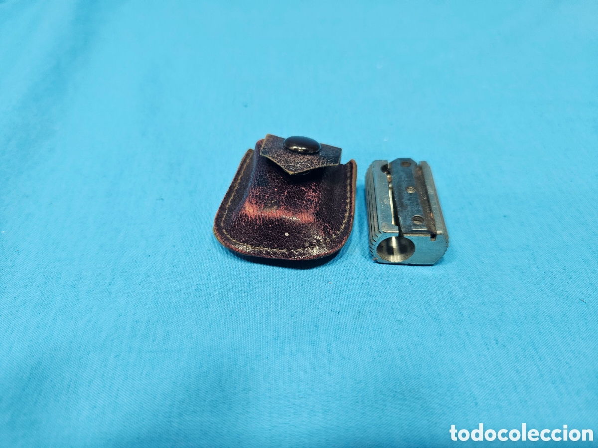 Coleccionismo: SACAPUNTAS CON FUNDA. EL CASCO - Foto 1