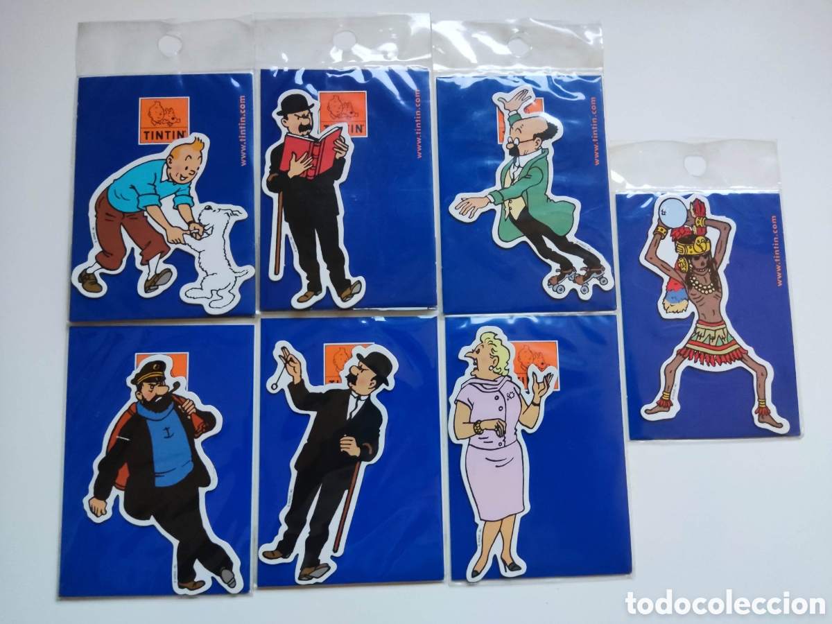Coleccionismo: Imanes oficiales Tintin.Com - Foto 1