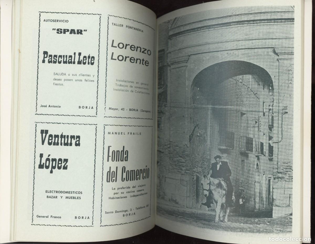 Coleccionismo: Borja. Programa de fiestas. 1970. - Foto 2