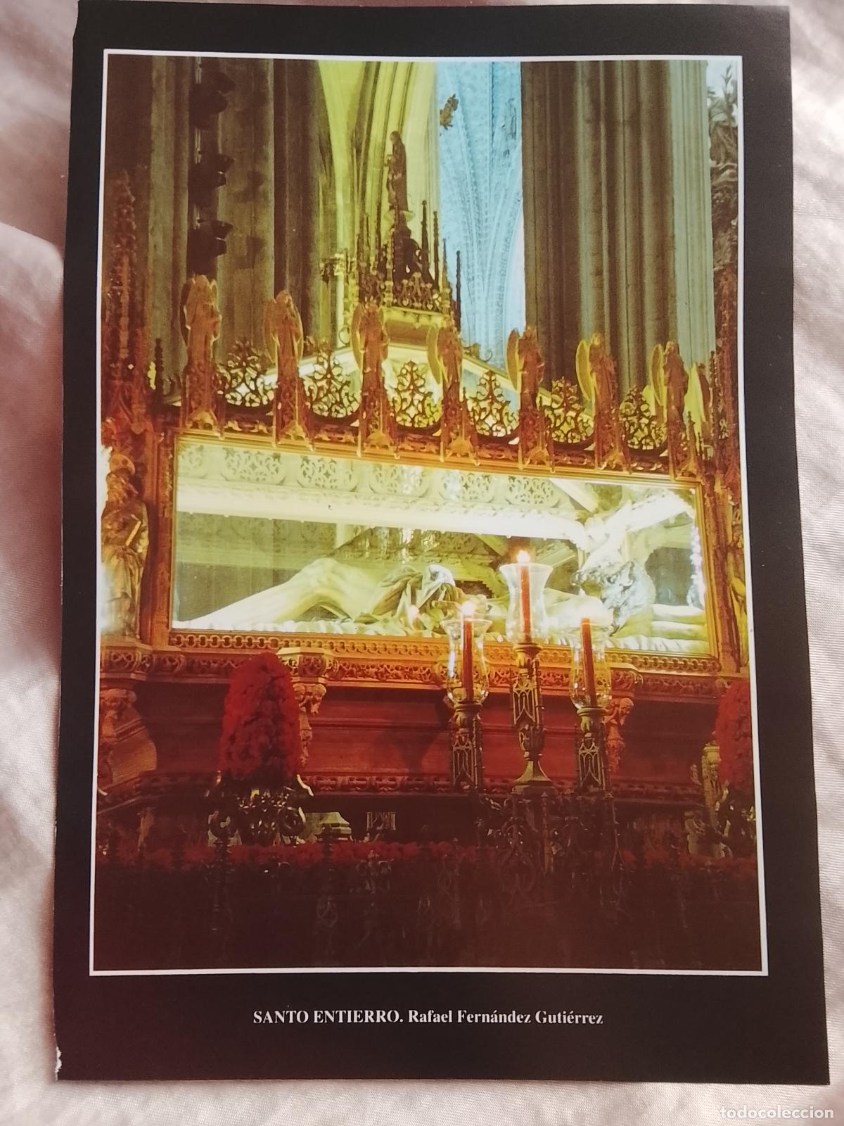 Collectionnisme: 24,5x16,5 cm informacion grafica lamina RELIGIOSA color semana santa sevilla - CRISTO SANTO ENTIERRO