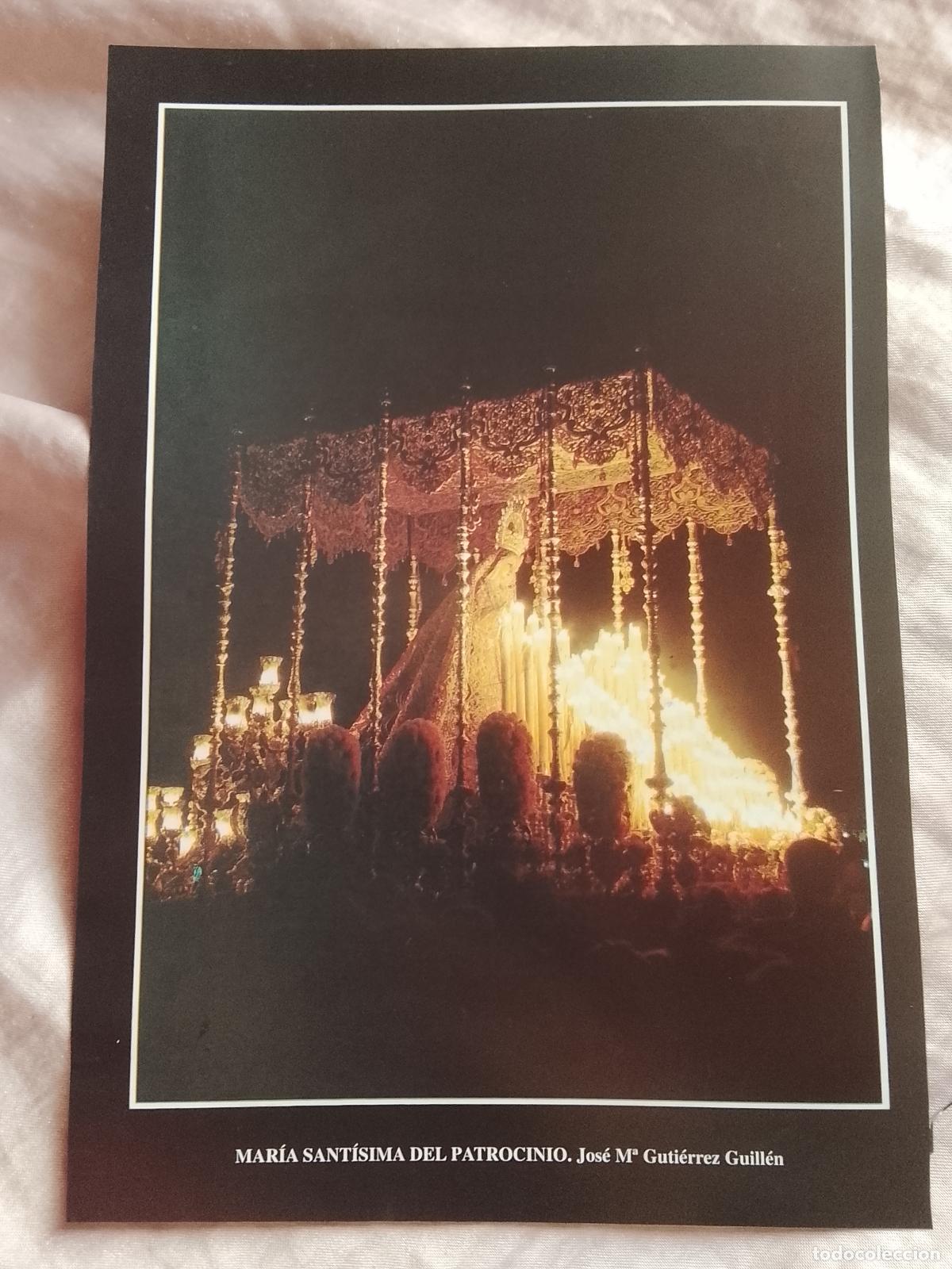 Collectionnisme: 24,5x16,5 cm lamina RELIGIOSA color semana santa sevilla - VIRGEN DEL PATROCINIO