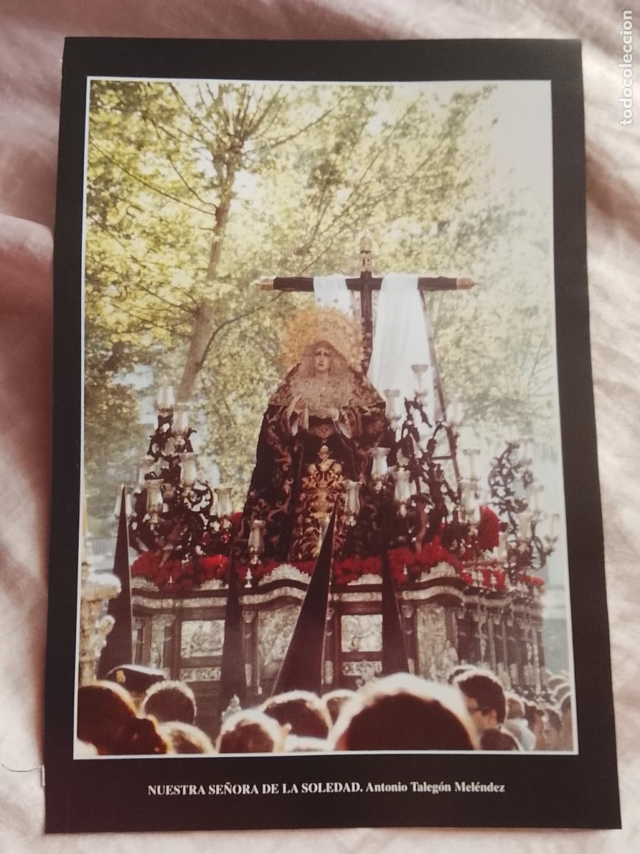 Sammelleidenschaft Papier: 24,5x16,5 cm lamina RELIGIOSA color semana santa sevilla - VIRGEN DE LA SOLEDAD