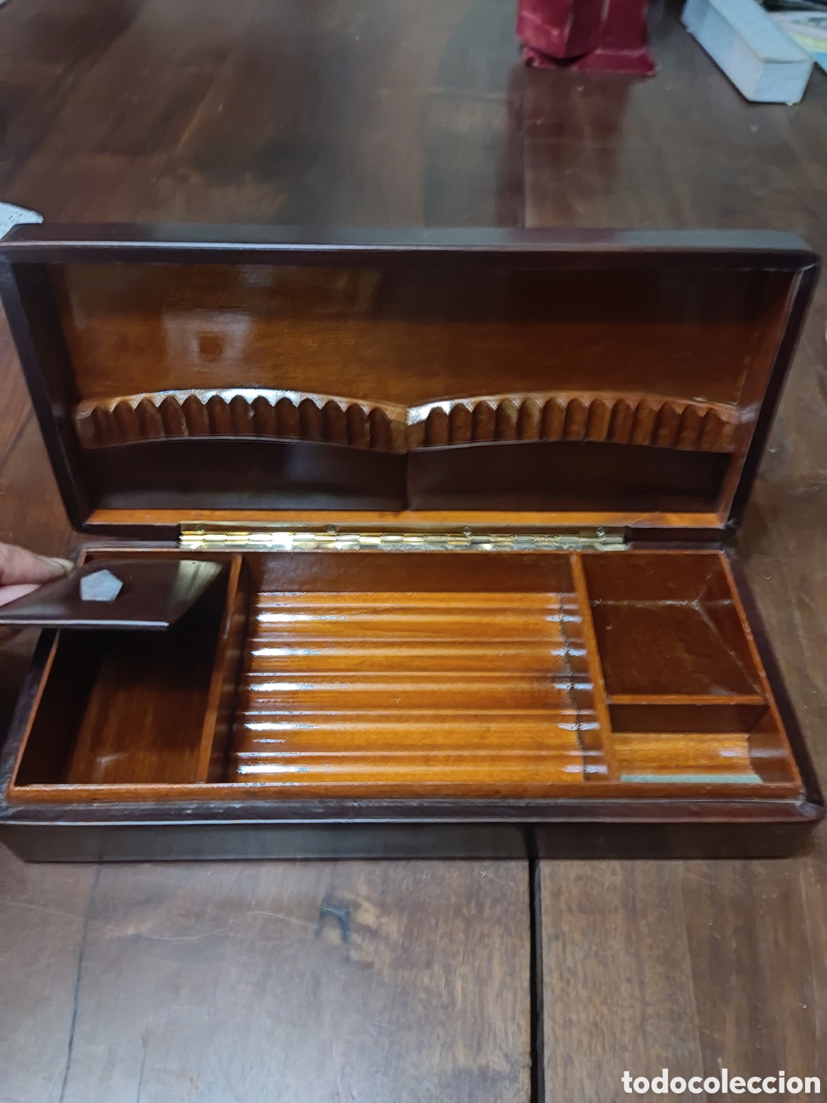 Coleccionismo: Caja de puros con pipa Erix 407 - Foto 9