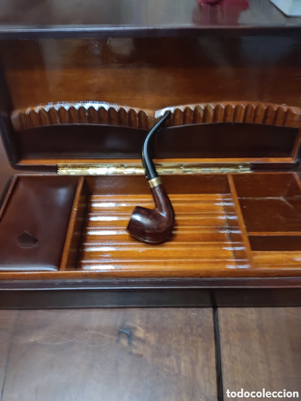 Coleccionismo: Caja de puros con pipa Erix 407 - Foto 10