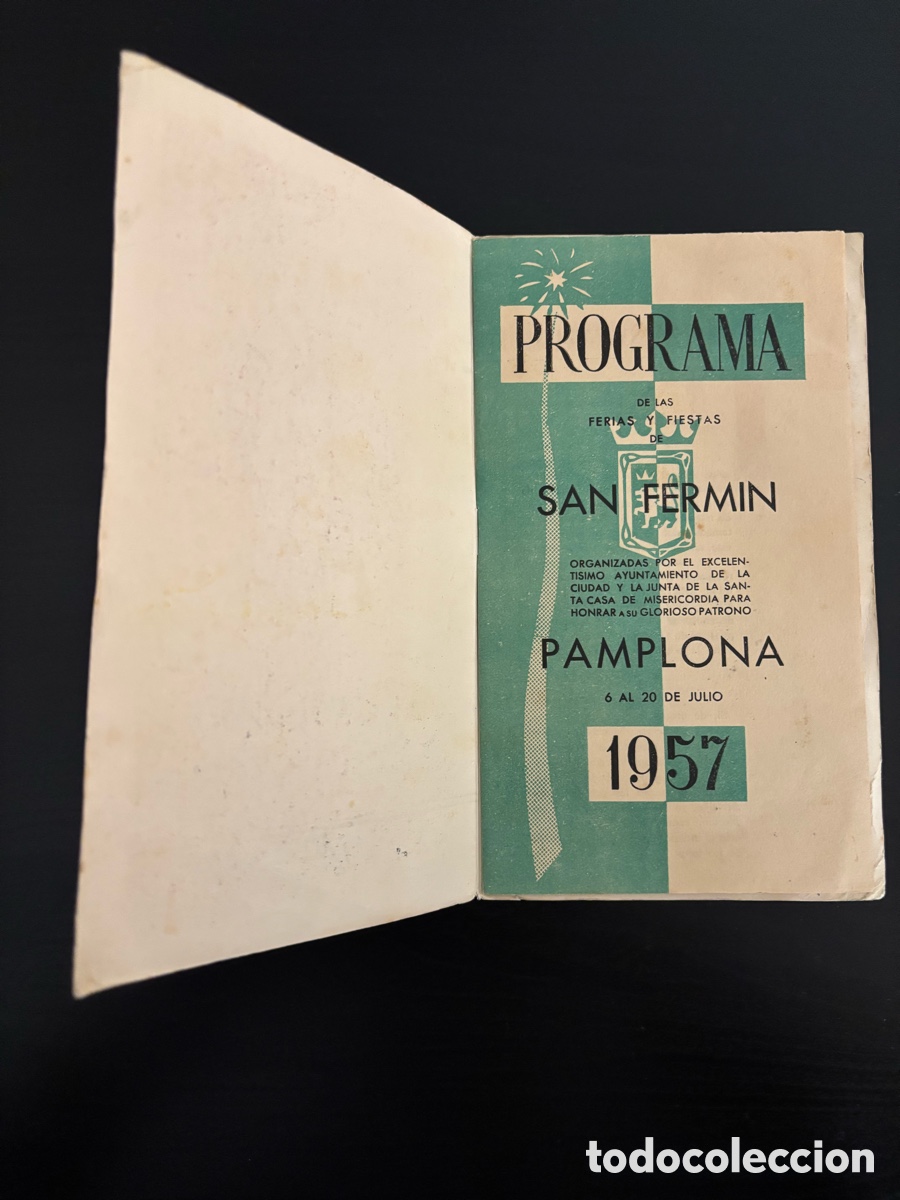 Coleccionismo: Programa de Fiestas de San Ferm&iacute;n de 1957 - Foto 3