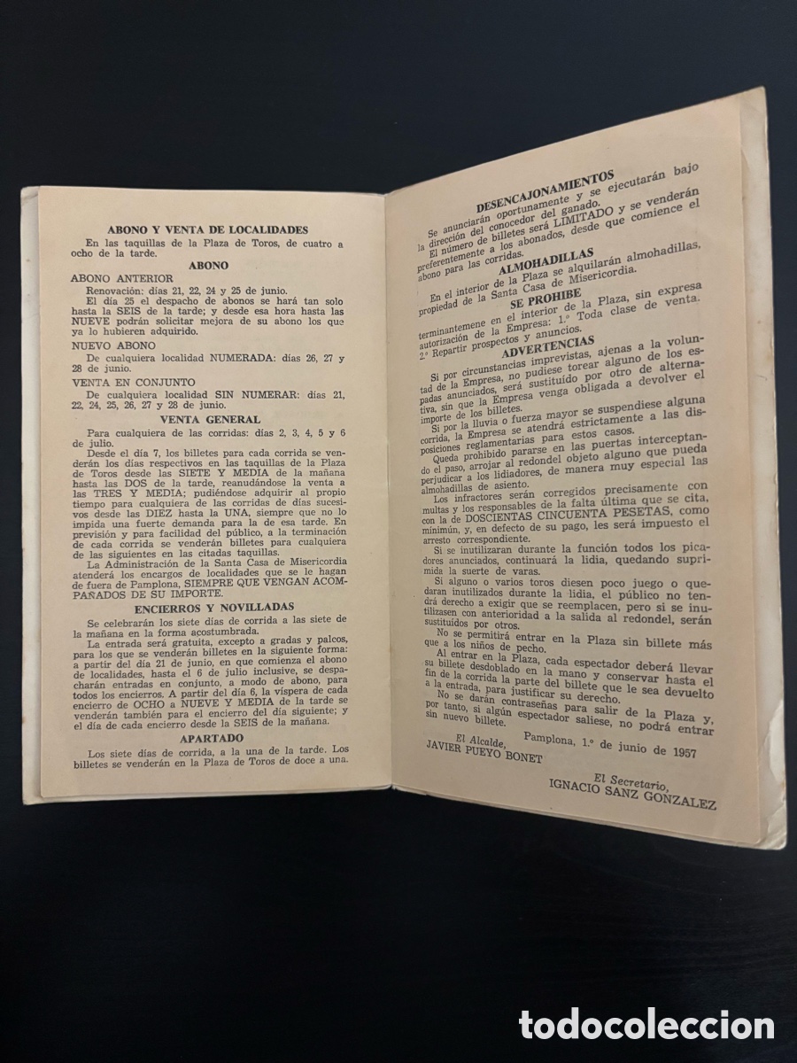 Coleccionismo: Programa de Fiestas de San Ferm&iacute;n de 1957 - Foto 12