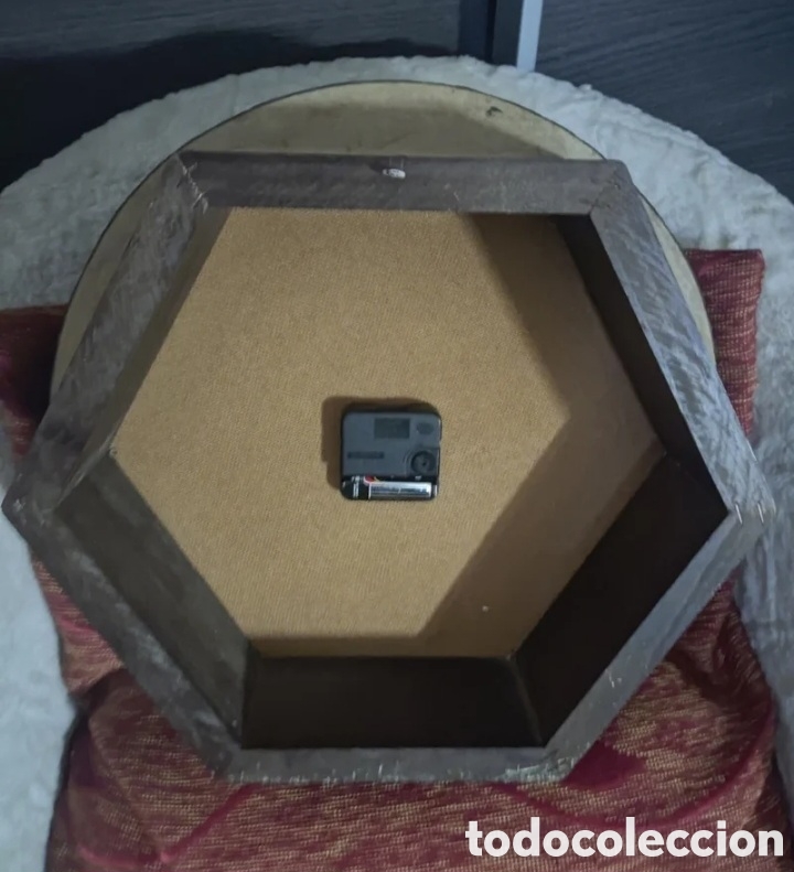 Coleccionismo: Reloj de coca cola madera - Foto 2