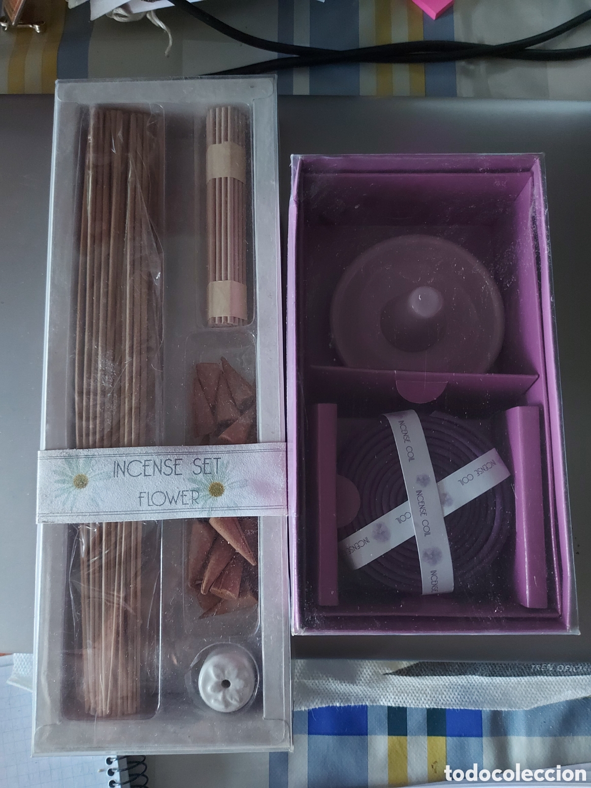 Coleccionismo: KIT INCENSARIO. 2 CAJAS - Foto 1