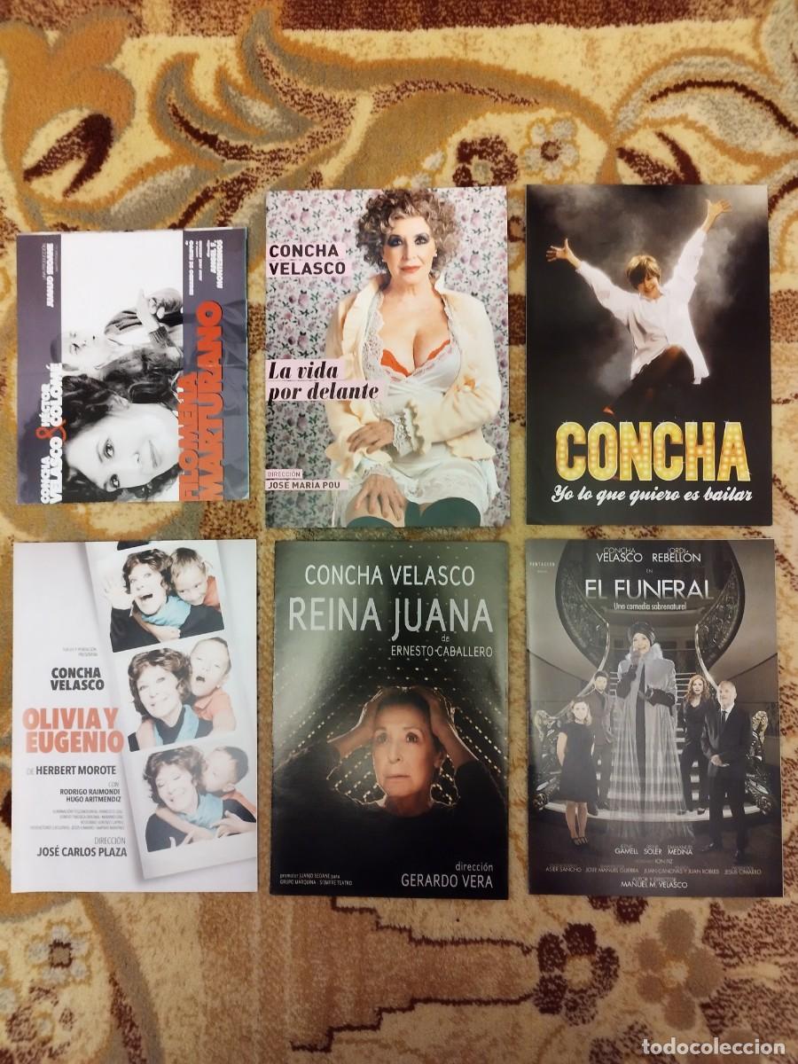 Coleccionismo: Concha Velasco Teatro Programas - Foto 1