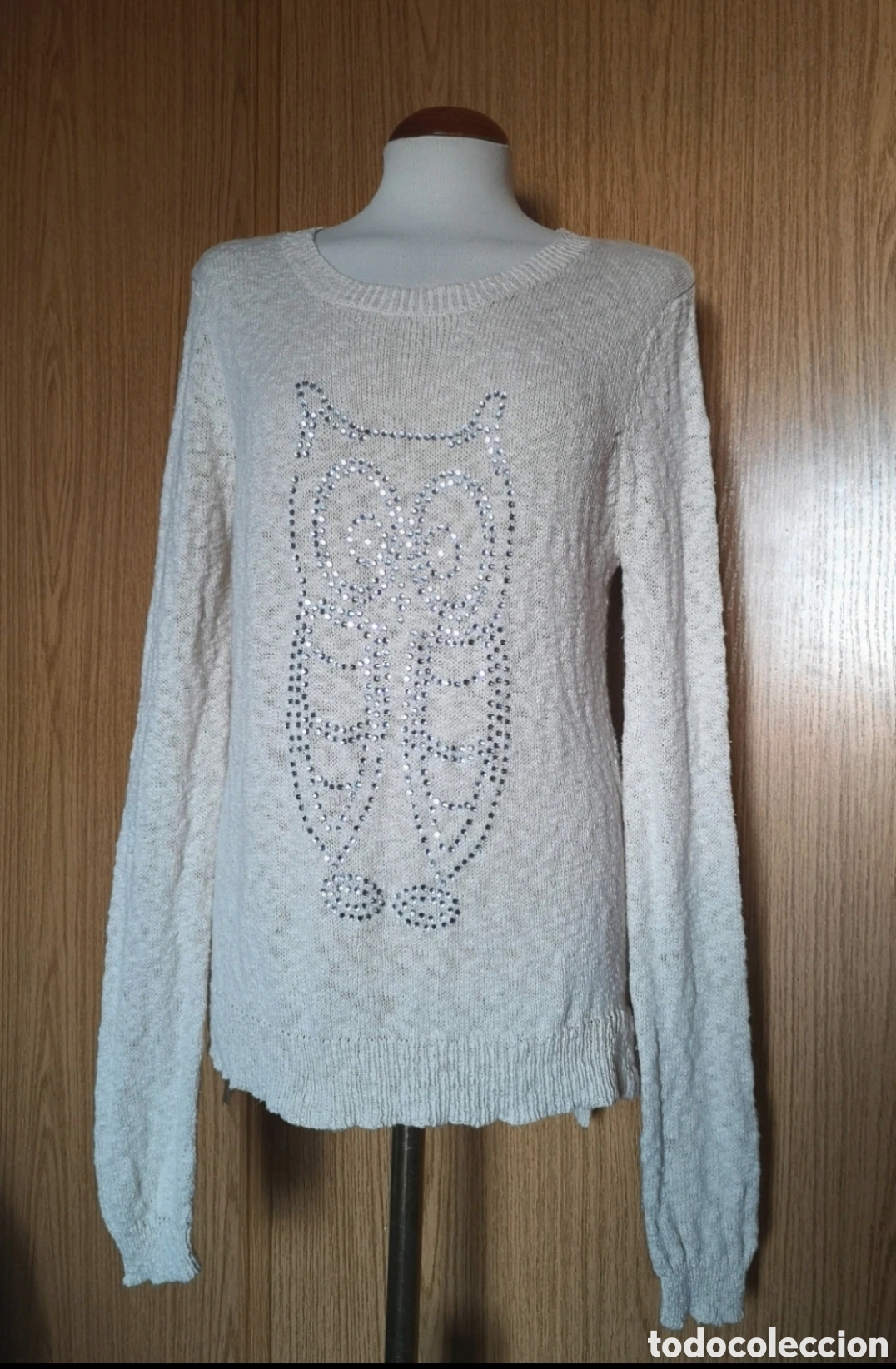 Coleccionismo: Jersey con b&uacute;ho de strass - Foto 9