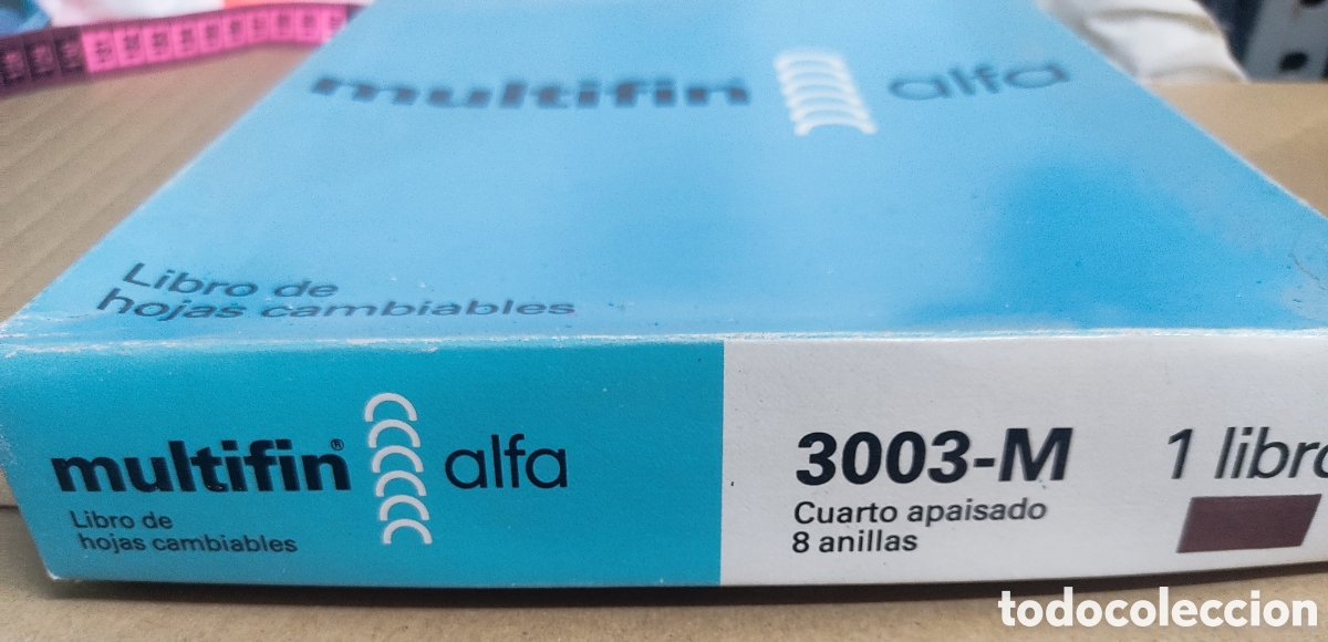 Coleccionismo: Libro hojas intercambiables Multifin Alfa 8 anillas - Foto 2