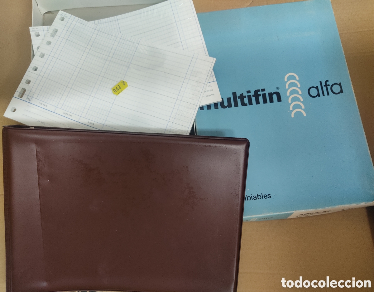 Coleccionismo: Libro hojas intercambiables Multifin Alfa 8 anillas - Foto 3