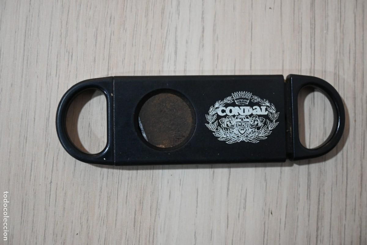 Coleccionismo: CORTA PUROS CONDAL CON FUNDA - Foto 1