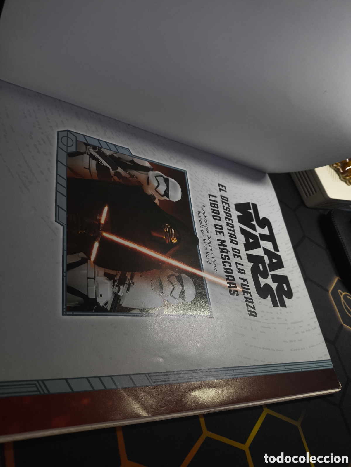 Coleccionismo: Libro de M&aacute;scaras Star Wars - Foto 2