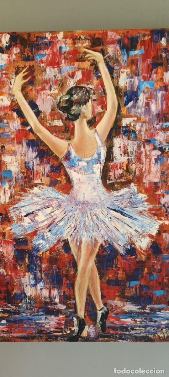 Coleccionismo: CUADRO &rdquo;FIGURA DE BAILE&rdquo; - Foto 2