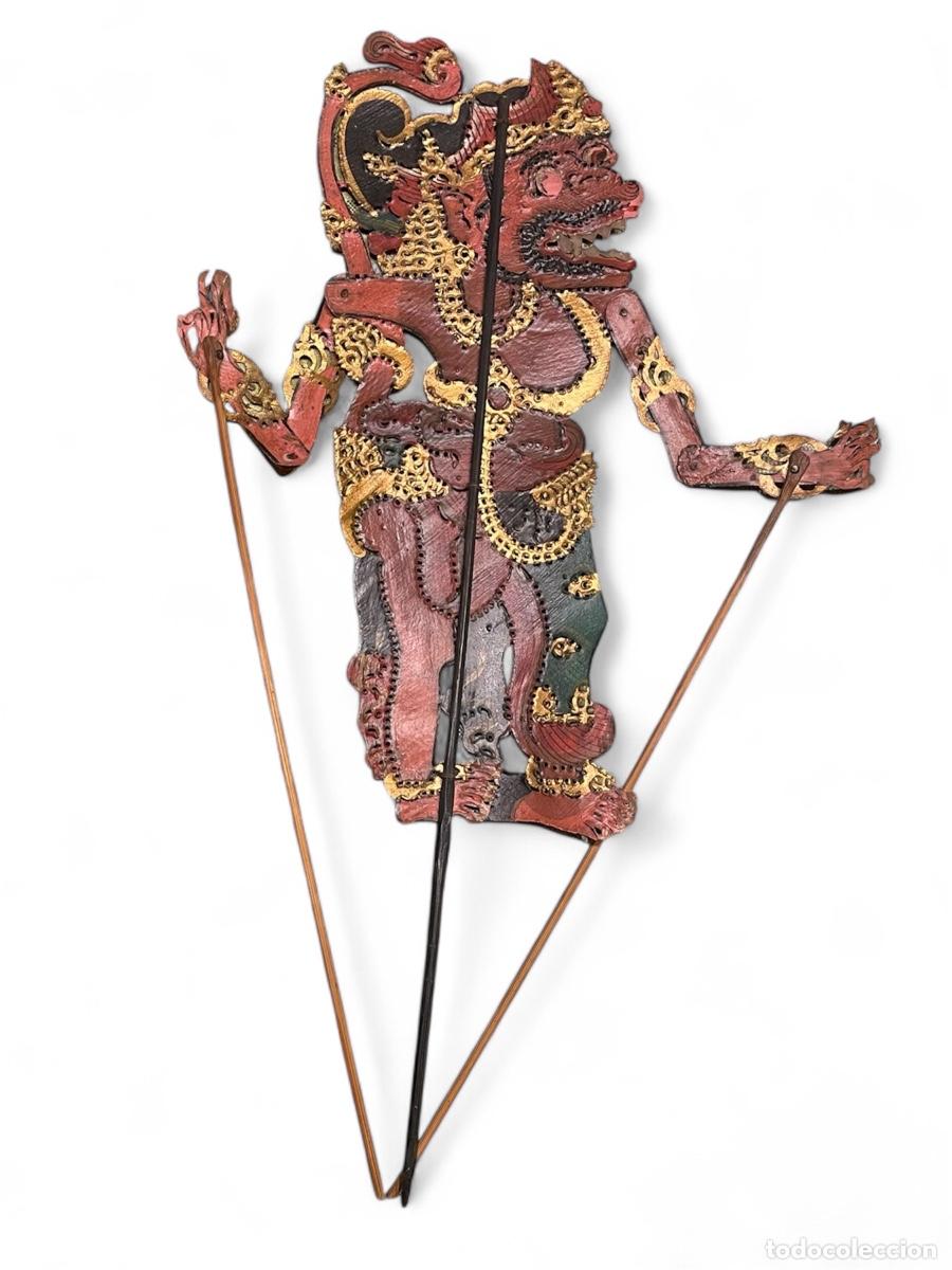 Coleccionismo: Marioneta Wayang kulit. - Foto 2