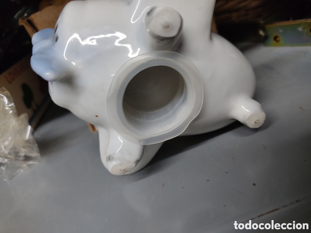 Coleccionismo: Hucha de porcelana en forma de avion - Foto 3