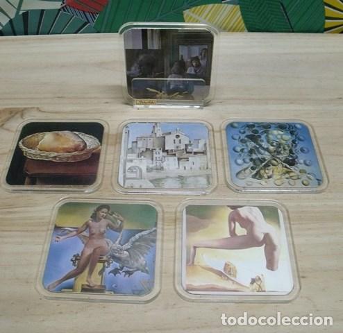 Coleccionismo: Lote Juego Set 6 Posavasos Salvador Dal&iacute;