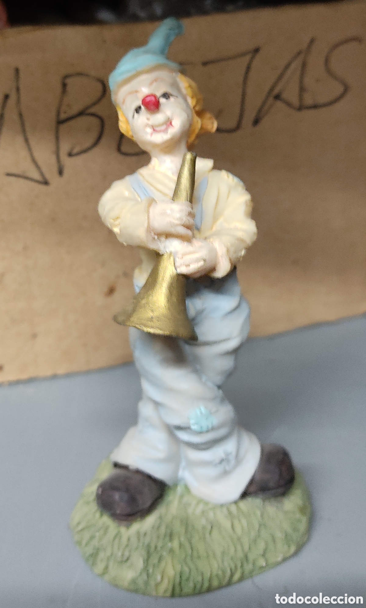 Coleccionismo: Peque&ntilde;a figura de payaso - Foto 1