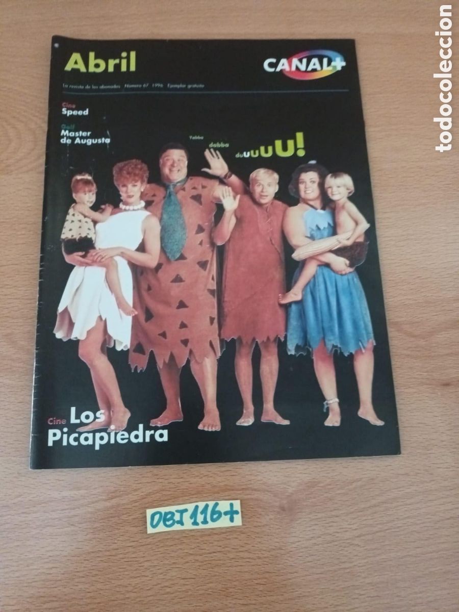 Coleccionismo: Revista abril: Los Picapiedra - Foto 1