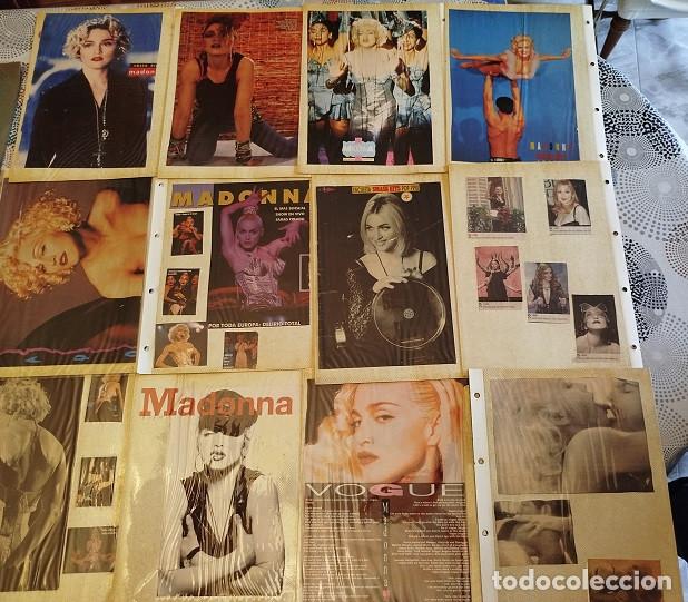 Coleccionismo: Lote recortes originales Madonna - Foto 2