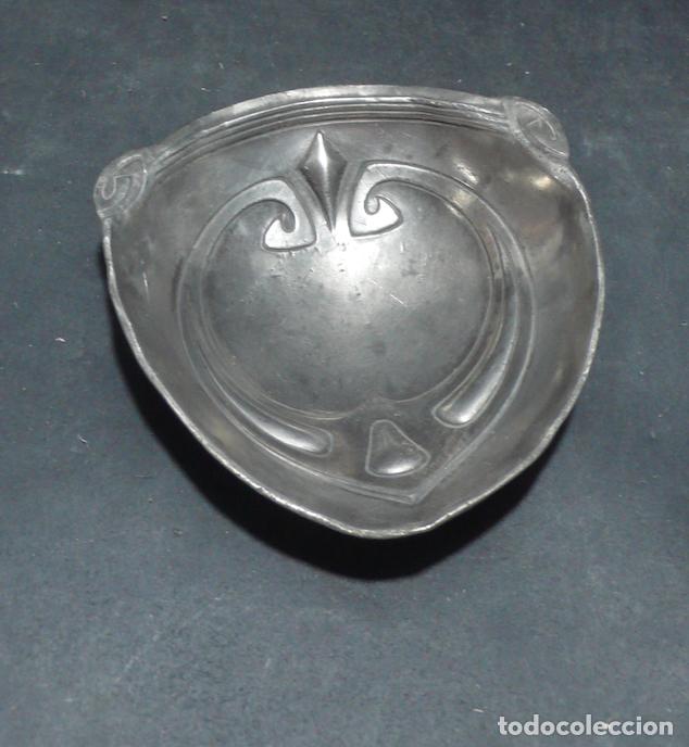 Coleccionismo: PEQUE&Ntilde;O PLATILLO DE METAL - Foto 1