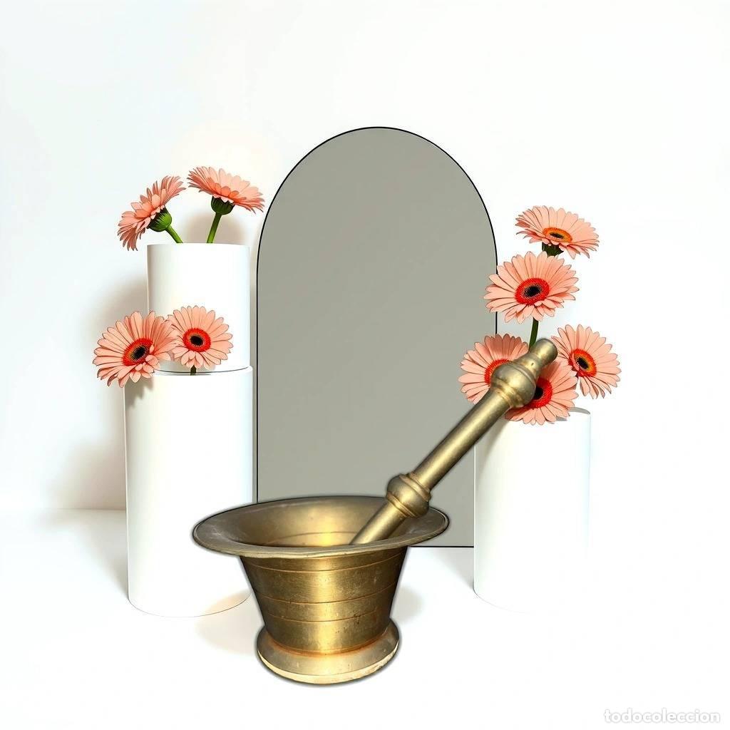 Coleccionismo: ALMIREZ O MORTERO COLOR DORADO