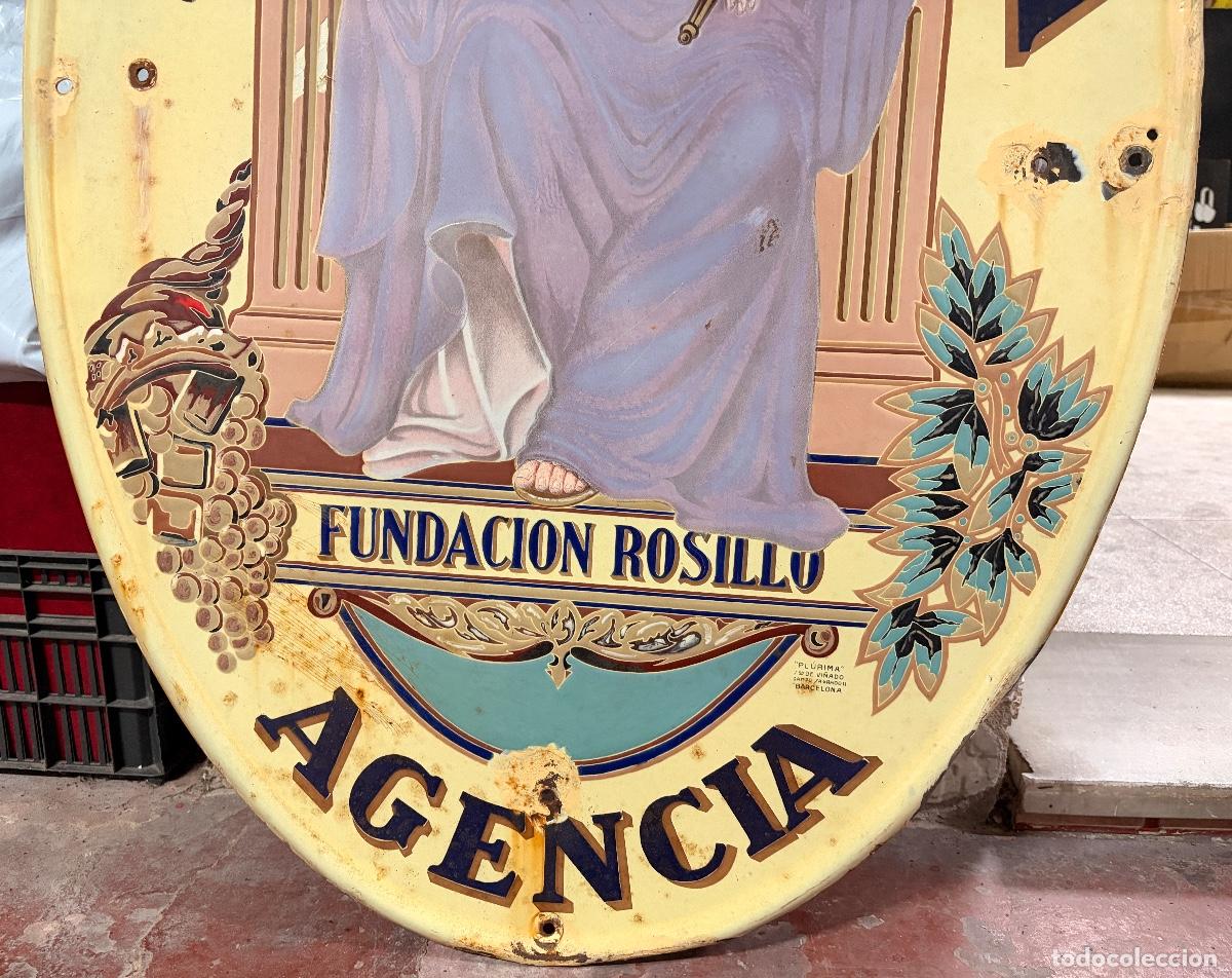 Coleccionismo: CHAPA ESMALTADA DE PUBLICIDAD - LA EQUITATIVA- - Foto 4