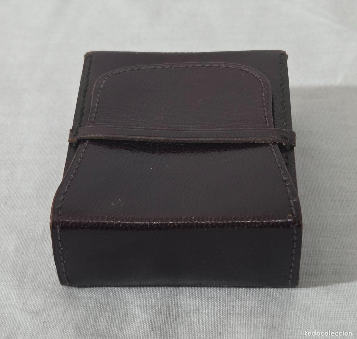 Coleccionismo: Pitillera de cuero Loewe Madrid - Foto 4