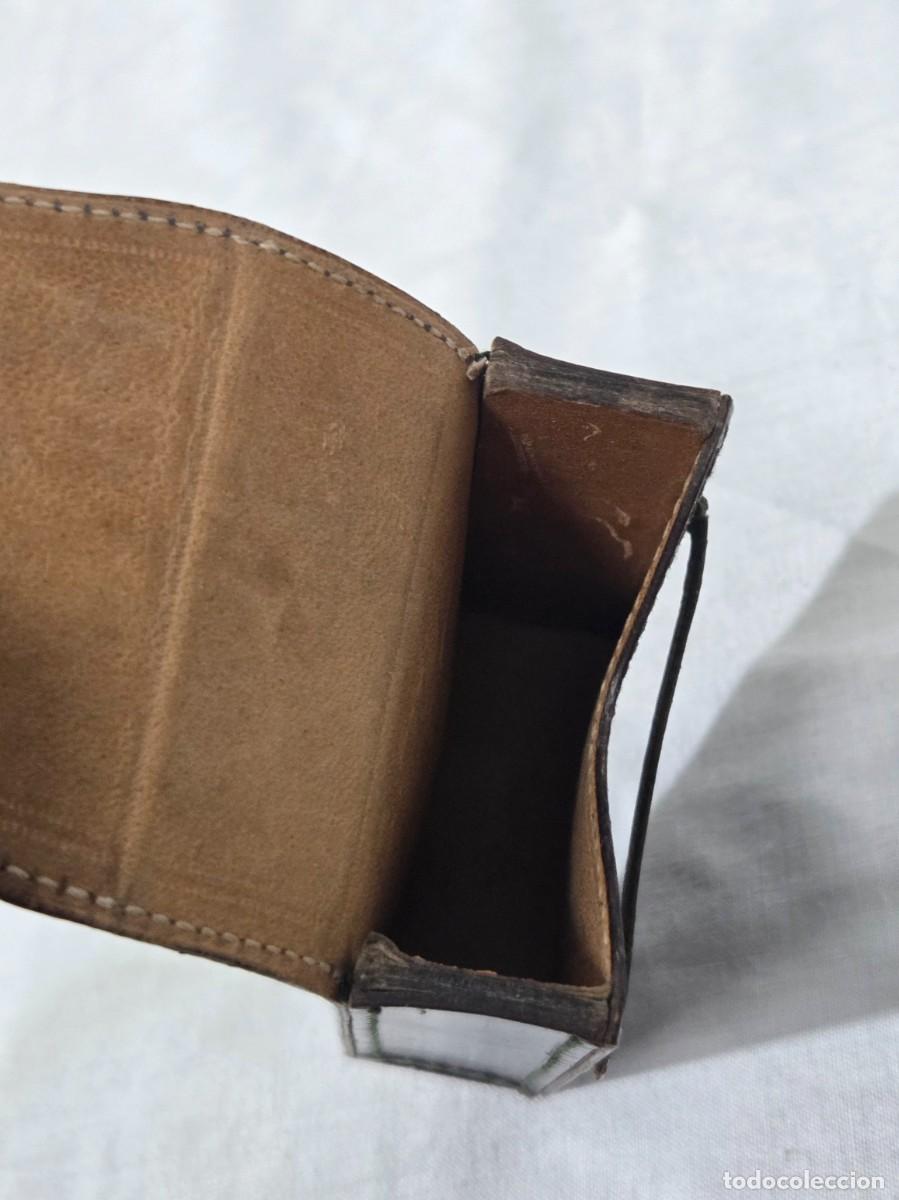 Coleccionismo: Pitillera de cuero Loewe Madrid - Foto 10