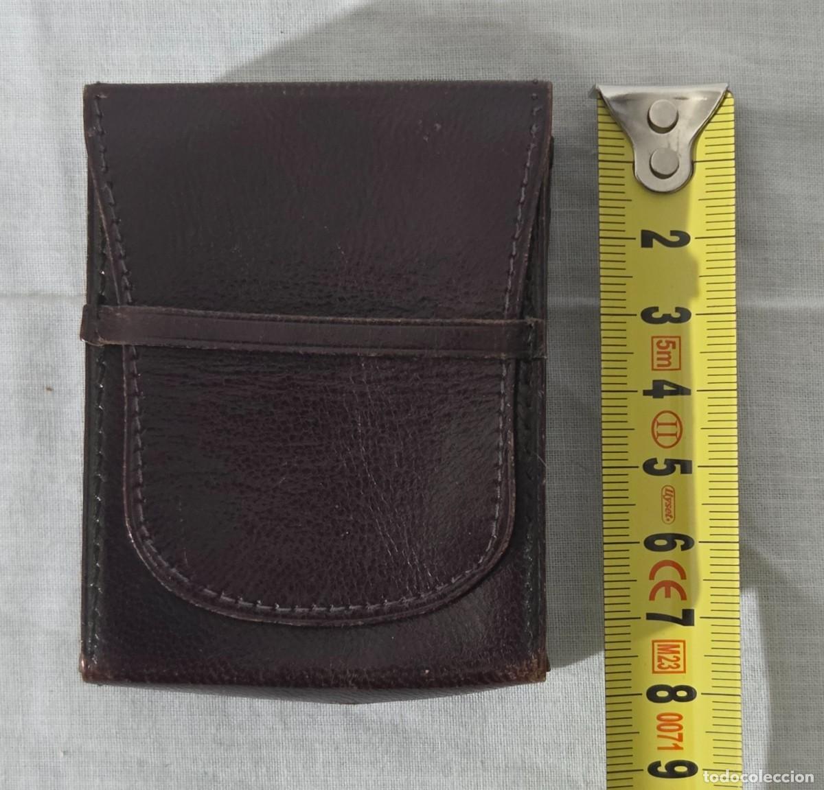 Coleccionismo: Pitillera de cuero Loewe Madrid - Foto 11