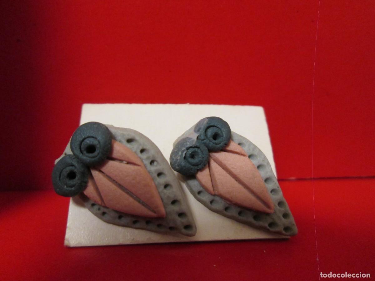 Coleccionismo: BUHOS PENDIENTES DE CERAMICA - Foto 3