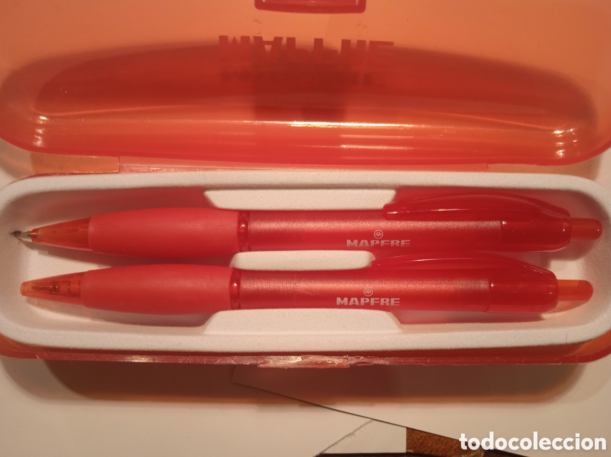 Coleccionismo: BOLIGRAFO Y LAPICERA MAPFRE NUEVOS - Foto 1