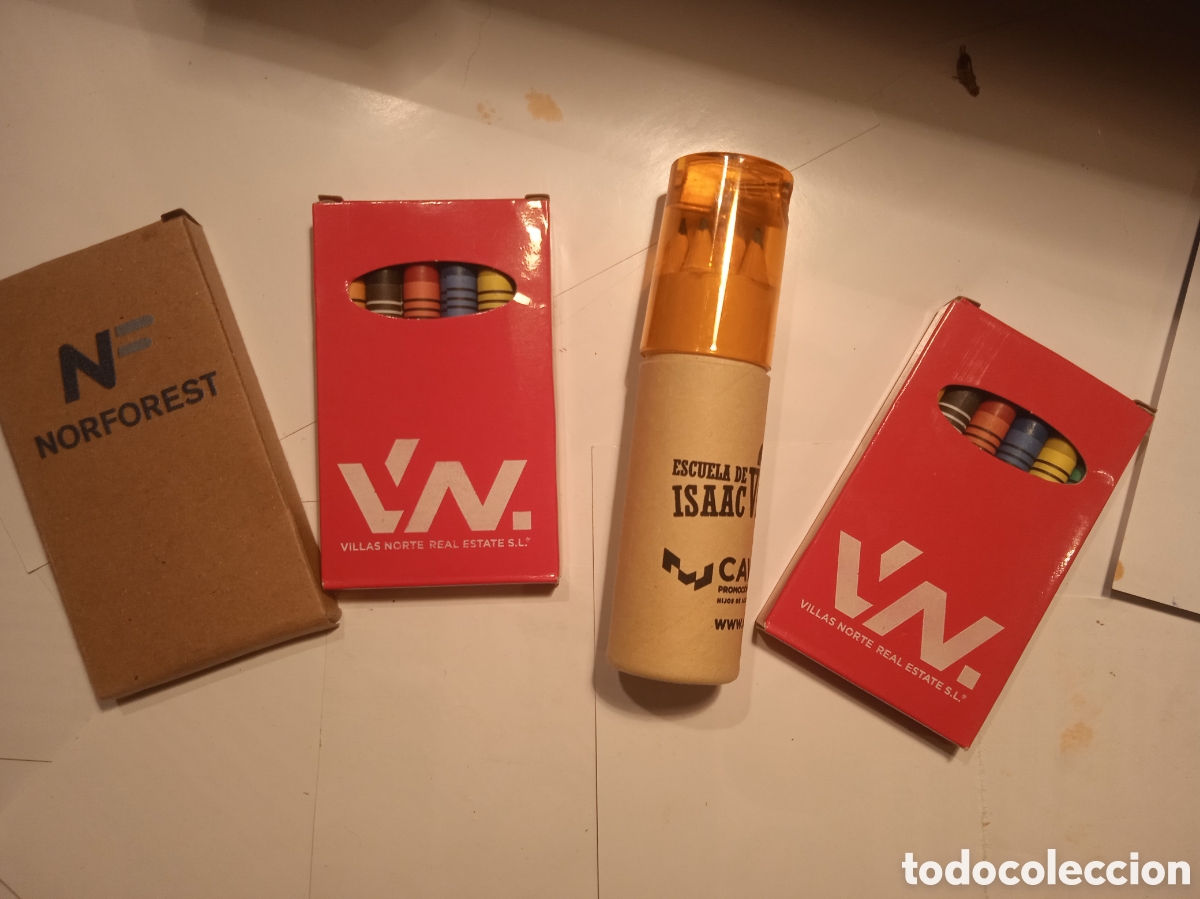 Coleccionismo: 4 CAJAS DE LAPICES DE COLORES NUEVAS - Foto 1