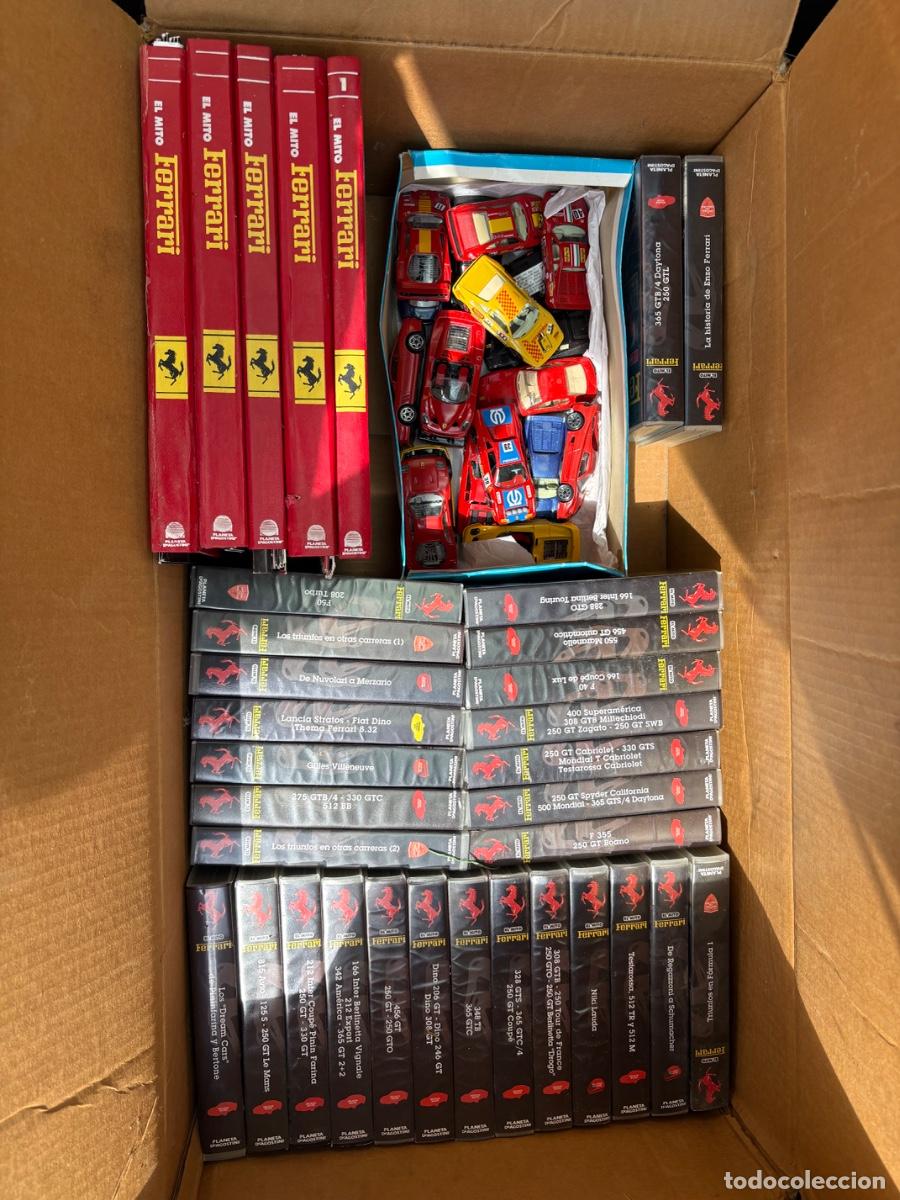 Coleccionismo: Colecci&oacute;n Ferrari completa &ndash; Tomos, VHS y coches en miniatura (Planeta DeAgostini)
