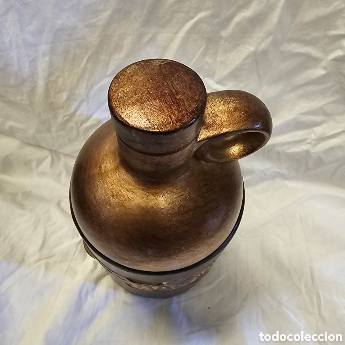 Coleccionismo: Antiguo tarro de tabaco ceramica - Foto 2