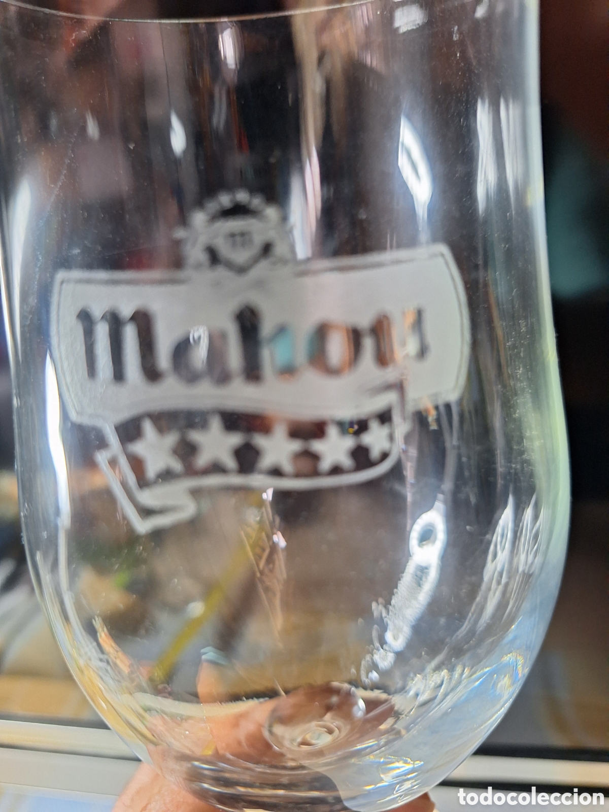 Coleccionismo: Copa de cerveza mahou. - Foto 3