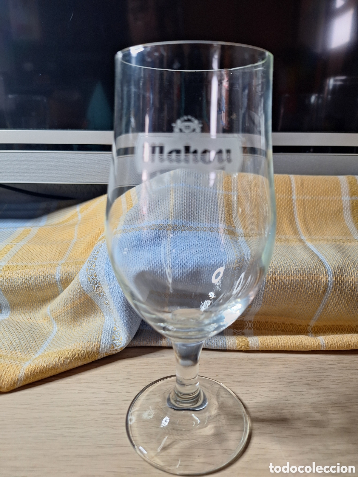 Coleccionismo: Copa de cerveza mahou. - Foto 1
