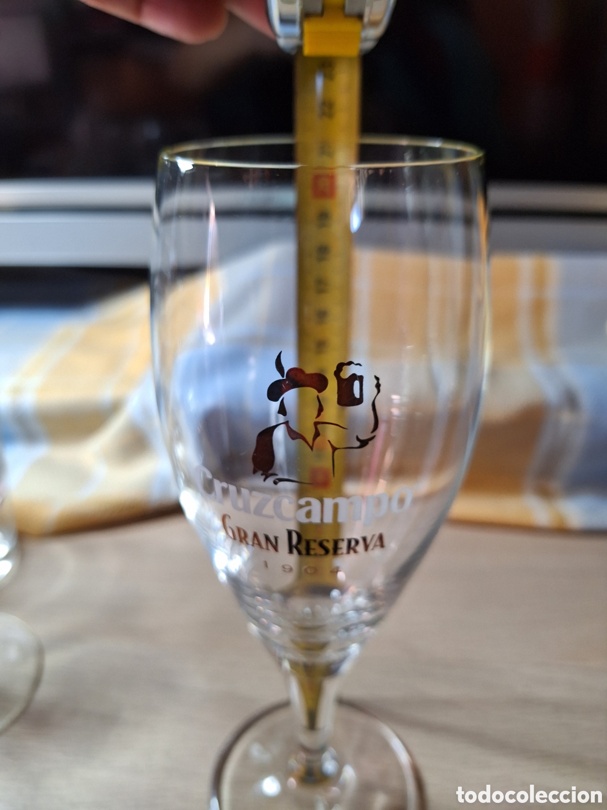 Coleccionismo: Copa cerveza cruzcampo. - Foto 3