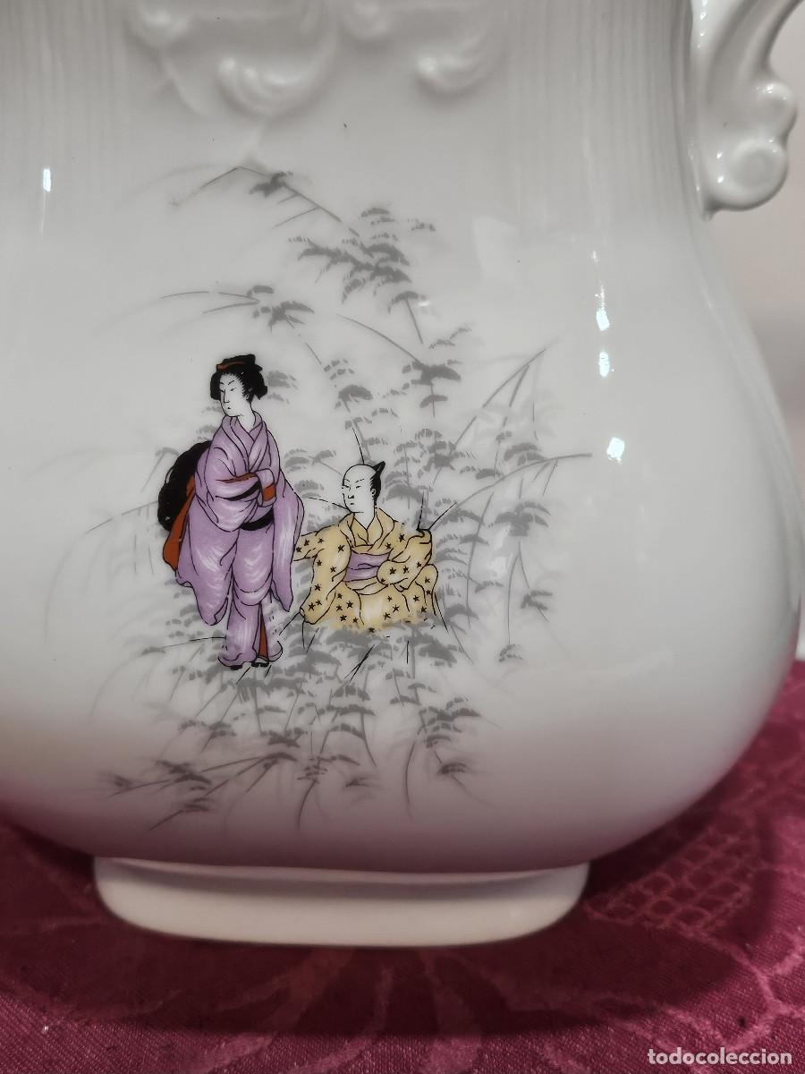 Coleccionismo: tetera de porcelana vistaalegre - Foto 2