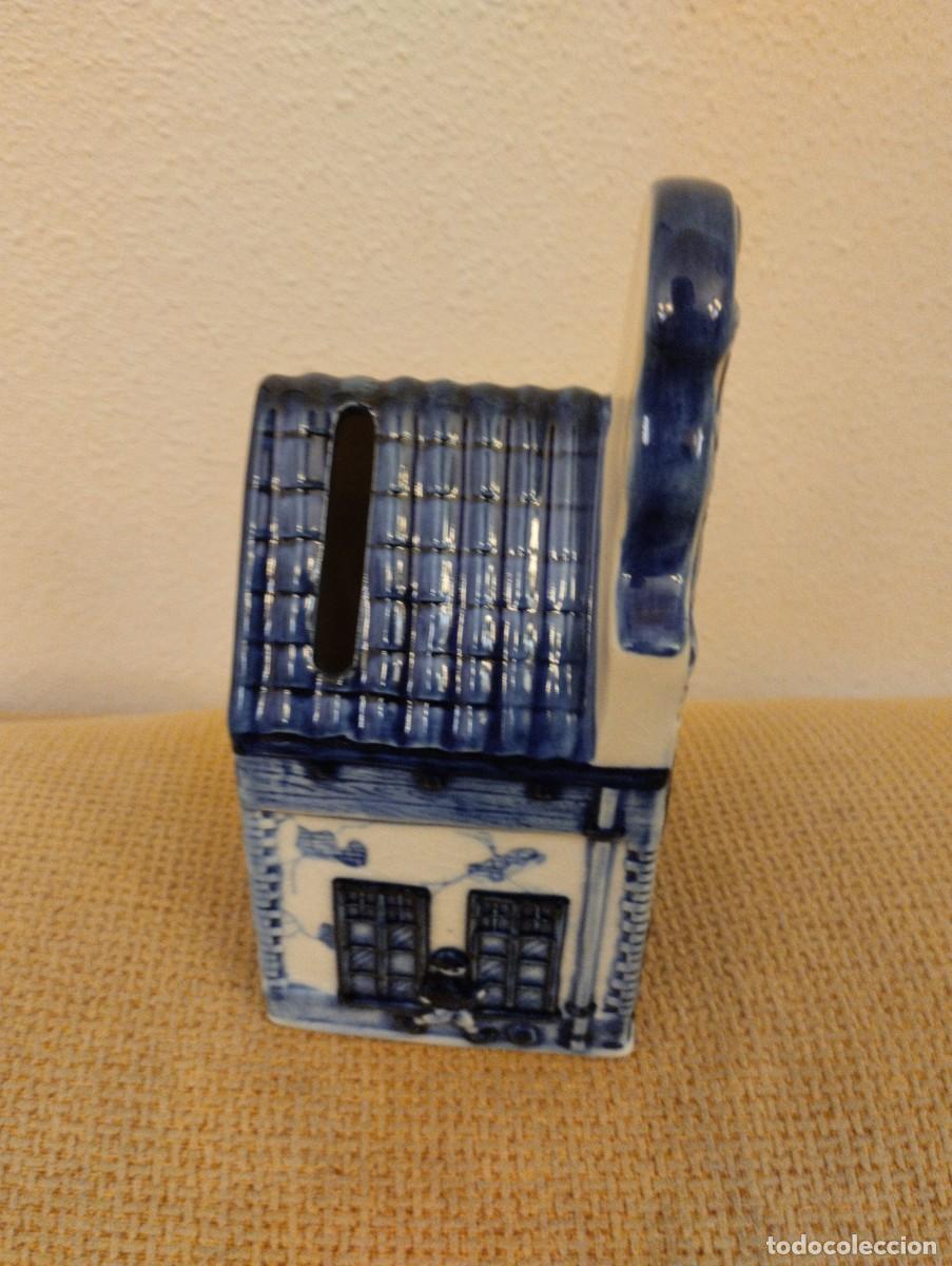 Coleccionismo: Hucha Delft Blue Handpainted - Foto 4