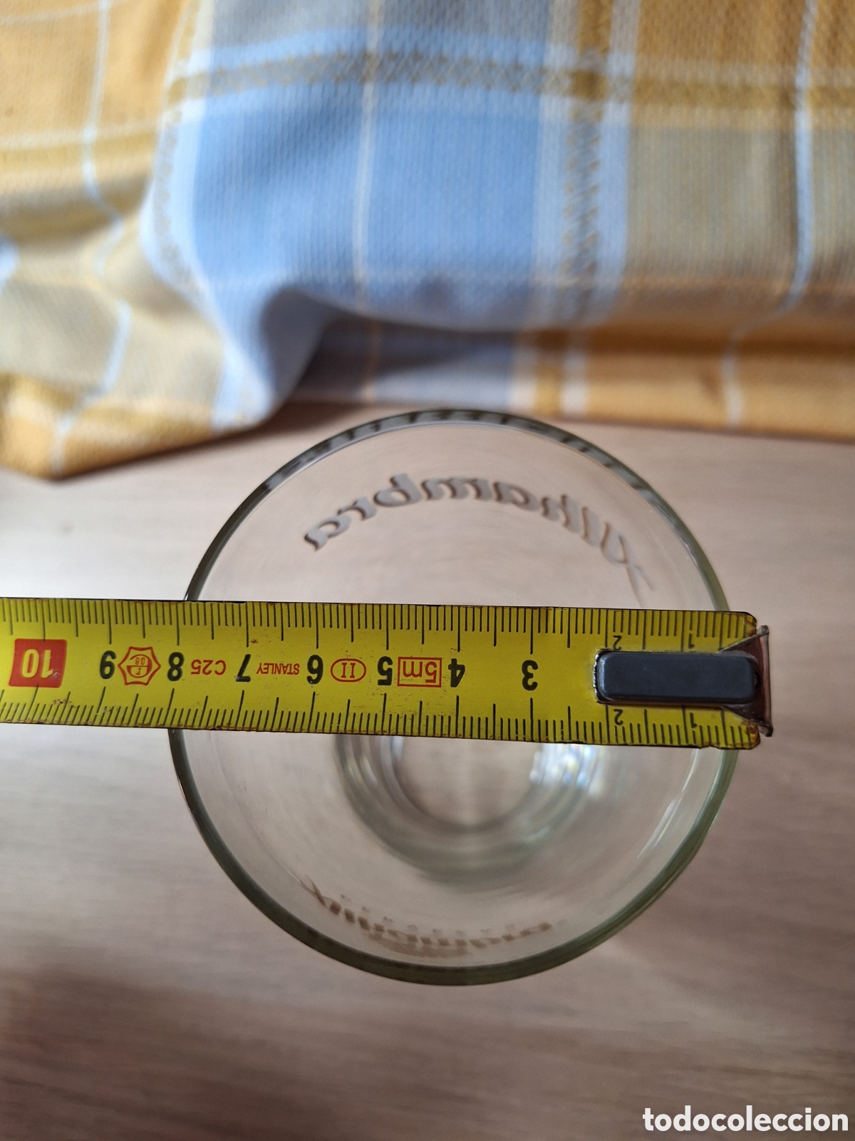 Coleccionismo: Vaso cerveza alhambra. - Foto 4