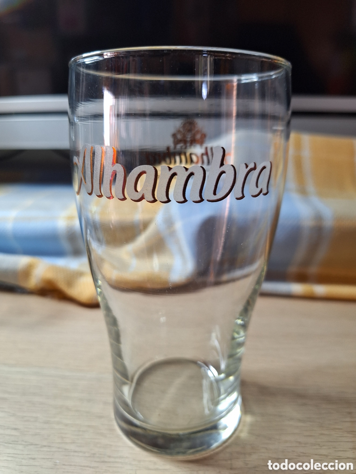Coleccionismo: Vaso cerveza alhambra. - Foto 1